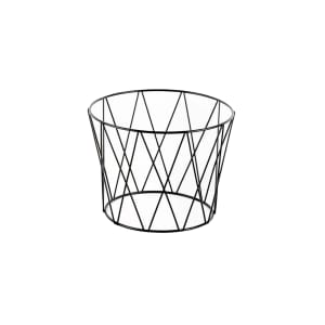 166-DPS797 Drum Pizza Stand, Wrought Iron/Black