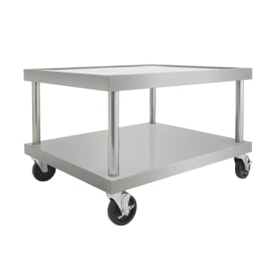 207-STANDC36 Equipment Stand w/ Marine Edge & Under Shelf, 37 x 24"
