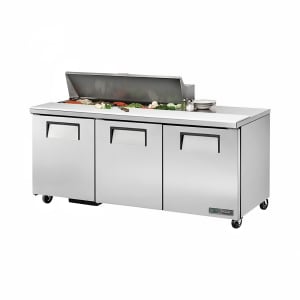 598-TSETSSU7212HC 72" TSSU Series Sandwich/Salad Prep Table w/ Refrigerated Base, 115v