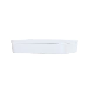 151-24132141015 Bento Box - 14" x 10 1/2" x 3", Melamine, White