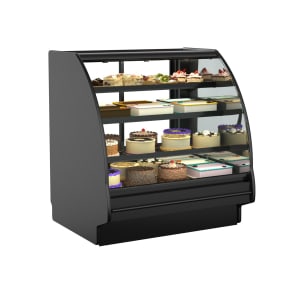 529-GHS456RLBC 51" Fusion® Horizontal Open Air Cooler w/ (4) Levels, 110-120v