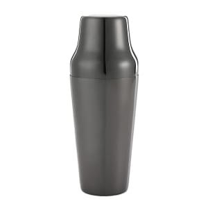 132-M37085BK 2-Piece Parisienne Cocktail Shaker Set, Black