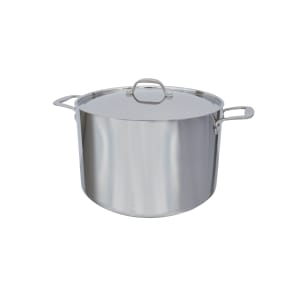 084-105216 12 qt Tri Ply Stock Pot w/ Cover