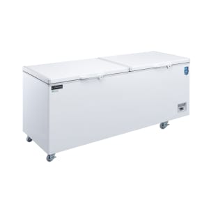 060-BDBG620 71 3/8" Mobile Chest Freezer w/ (2) Baskets - White, 115v