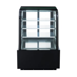 060-DDM48RCB 48" Full Service Bakery Case w/ Curved Glass - (4) Levels, 115v