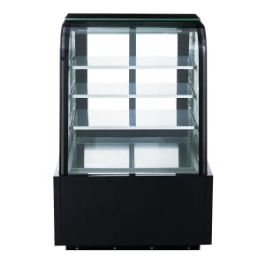 060-DDM72RCB 72" Full Service Bakery Case w/ Curved Glass - (4) Levels, 115v