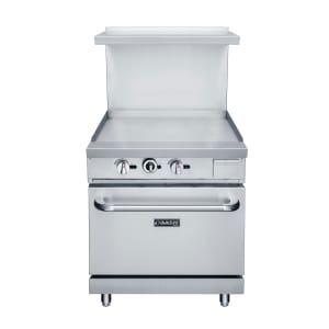 060-DCR24GM 24" Gas Range w/ Full Griddle - Standard Oven, Convertible