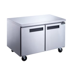 060-DUC60F 60 1/8" Undercounter Freezer w/ (2) Sections & (2) Doors, 115v