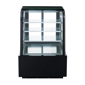 060-DDM60RCB 60" Full Service Bakery Case w/ Curved Glass - (4) Levels, 115v