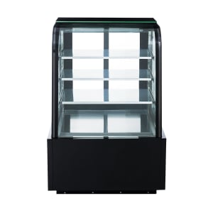 060-DDM36RCB 36" Full Service Bakery Case w/ Curved Glass - (4) Levels, 115v