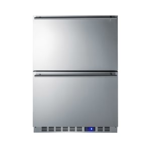 162-SCFF51OS2D 24" W Outdoor Freezer w/ (1) Section & (2) Drawers, 115v
