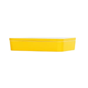 151-24132141042 Bento Box - 14" x 10 1/2" x 3", Melamine, Sunshine Yellow
