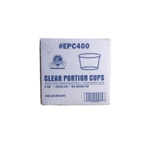 538-EPC400 4 oz Portion Cup - Polypropylene, Clear