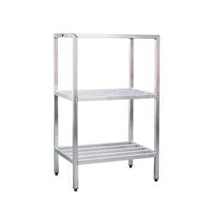 098-1045 36" Heavy-duty Shelving Unit w/ 1500 lb Capacity, Aluminum