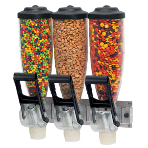 003-86660 Wall-Mount Topping Dispenser, (3) 2 liter Hoppers