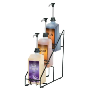 003-88656 WIREWISE™ Condiment Bottle Organizer w/ (3) Compartments, Black