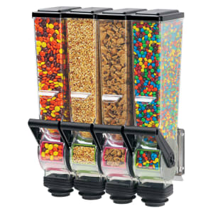003-88780 Wall-Mount Topping Dispenser, (4) 2 liter Hoppers