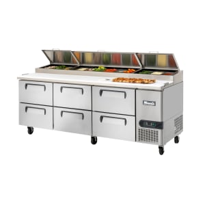 338-CPP93DHC 93" Competitor Series® Pizza Prep Table w/ Refrigerated Base, 115v