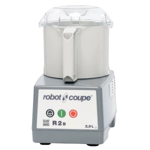 126-R2B Cutter Mixer w/ 3 17/100 qt Gray Bowl, Smooth Edge S-Blade & 1 Speed