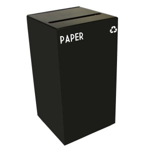 125-28GC02CB 28 gal Paper Recycle Bin - Indoor, Fire Resistant