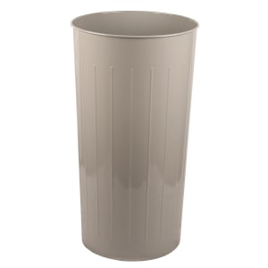 125-10SL 20 qt Round Waste Basket - Metal, Slate
