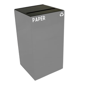 125-28GC02SL 28 gal Paper Recycle Bin - Indoor, Fire Resistant