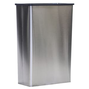 125-70SS 22 gal Indoor Decorative Trash Can - Metal, Stainless Steel