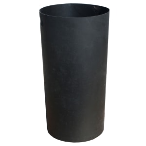 125-SMB24L 24 gal Round Rigid Trash Can Liner, Plastic - Black