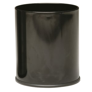 125-66BK 4 gal Indoor Decorative Trash Can - Metal, Black