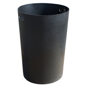 125-SMB36L 36 gal Round Rigid Trash Can Liner, Plastic - Black