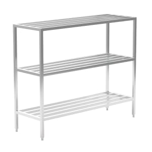 098-1048 72" Heavy-duty Shelving Unit w/ 1500 lb Capacity, Aluminum