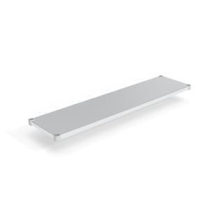 098-1872SB Aluminum Solid Shelf - 72"W x 18"D