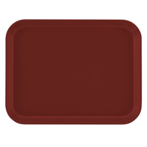 144-1014501 Fiberglass Camtray® Cafeteria Tray - 13 3/4"L x 10 5/8" W, Real Rust