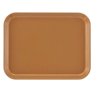 144-1014508 Fiberglass Camtray® Cafeteria Tray - 13 3/4"L x 10 5/8" W, Suede Brown