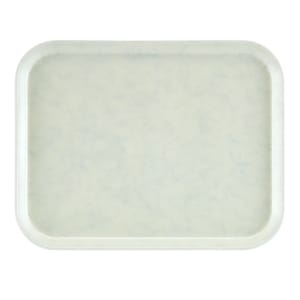 144-1014531 Fiberglass Camtray® Cafeteria Tray - 13 3/4"L x 10 3/5" W, Galaxy Antique Parchment Silver