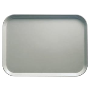 144-1418107 Fiberglass Camtray® Cafeteria Tray - 18"L x 14"W, Pearl Gray