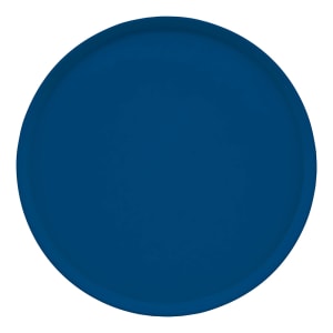144-1550123 16" Round Serving Camtray - Low-Profile, Fiberglass, Amazon Blue