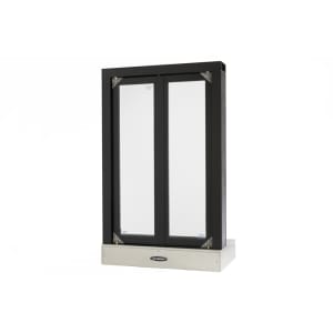 487-FM19001BX 24"W x 38 1/2"H Dark Bronze Bi-Parting Semi-Automatic Drive-Thru Window