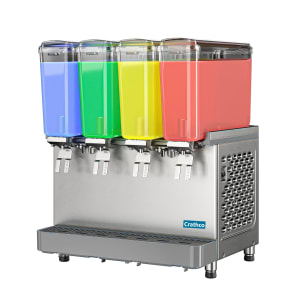 131-SR4E16 Classic Pro™ Bubbler® Refrigerated Drink Dispenser w/ (4) 2 2/5 gal Bowl, Mixing, 120v