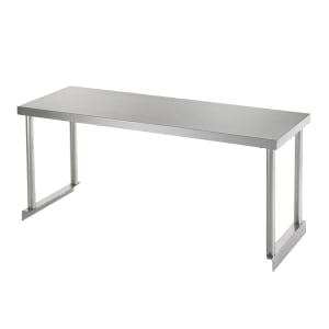 150-64904KS Single Table Mount Overshelf, 22 ga Stainless, 18" x 72"