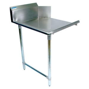 079-L27TDCKB 72" Straight Dish Table - Right to Left