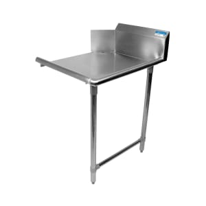 079-SSR27TDCKB 72" Straight Dish Table - Left to Right