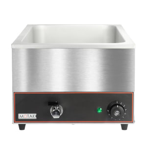 734-MBM16F Countertop Food Warmer - Wet w/ (1) Full Size Pan Wells, 120v