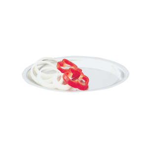175-81180 Replacement Oval Steak Platter - 7 3/4x11 3/4" Stainless
