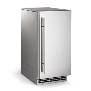 044-SRNP110A1SS 15"W Brilliance™ Nugget Undercounter Ice Machine - 110 lbs/day, Air Cooled