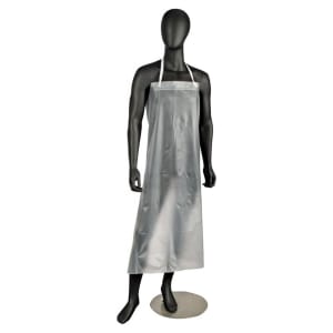 094-614DVA Vinyl Dishwashing Apron - 43" x 36", Clear