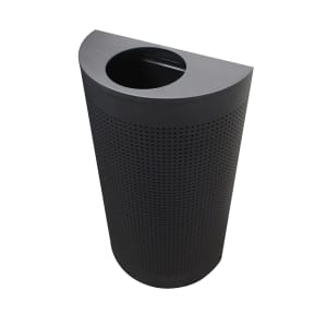 125-CLHR12BK 12 gal Celestial Indoor Decorative Trash Can - Metal, Black