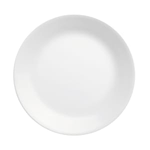 075-1151587 10 1/4" Round Essentials Dinner Plate - Vitrelle® Glass, Brightest White