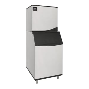 394-KTMIF1000AKTIB58 998 lb Full Cube Ice Machine w/ Bin - 580 lb Storage, Air Cooled, 230v