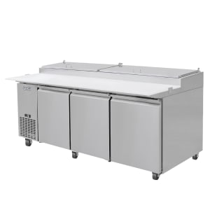 394-MPR93A 91 7/8" Pizza Prep Table w/ Refrigerated Base, 115v